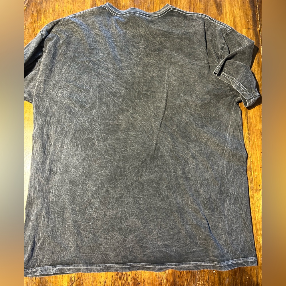 Maurices Black Acid Wash Short Sleeve Tee - Picture 2 of 3